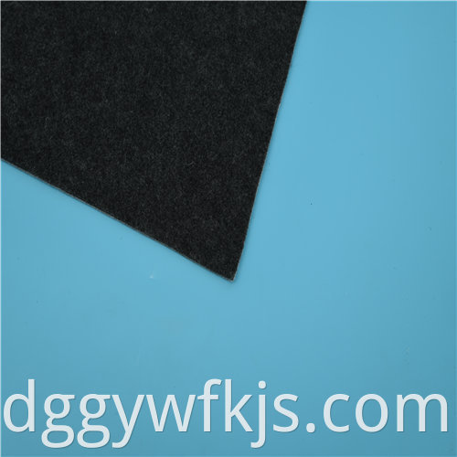 Black needle cotton non-woven fabric